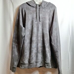 LULULEMON City Sweat Pullover Hoodie Men Sz L Graphite Gray Performance M3CKLS